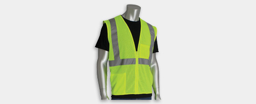 hi vis string vest