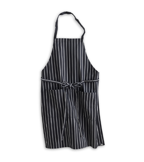 64250 - Essential Chalk Stripe Chef Apron