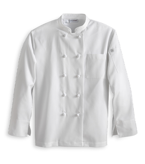 65176 - Essential Plastic Knot Chef Coat