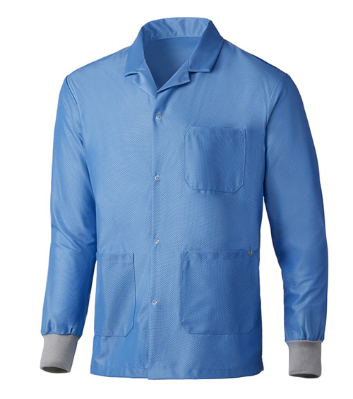 ESD Statmaster Hip length Lab Coat with Cuff Sleeves | Cintas